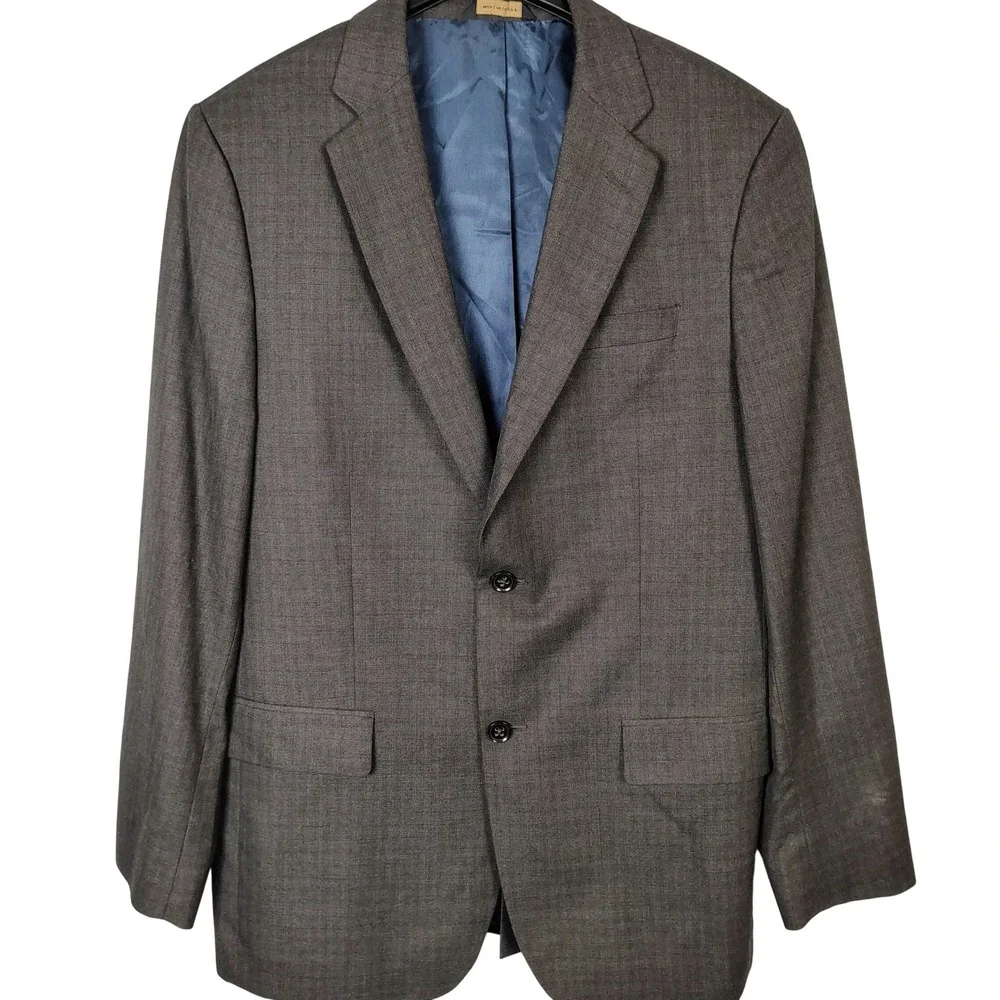 Banana Republic Mens 42L Brown Two Button Blazer Sport Coat Jacket